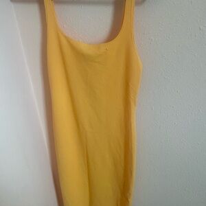 Zara Yellow Sleeveless Dress